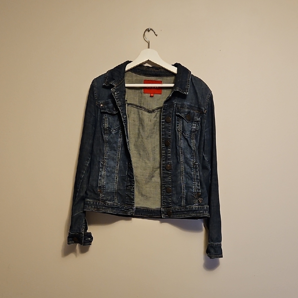 Guess Dark Blue Denim Jacket